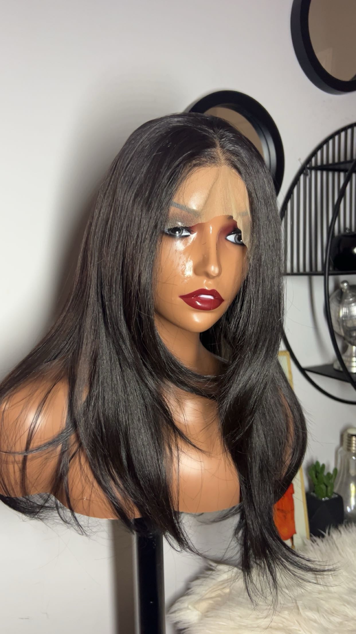 Blend hair 22 pouces lace 13x4