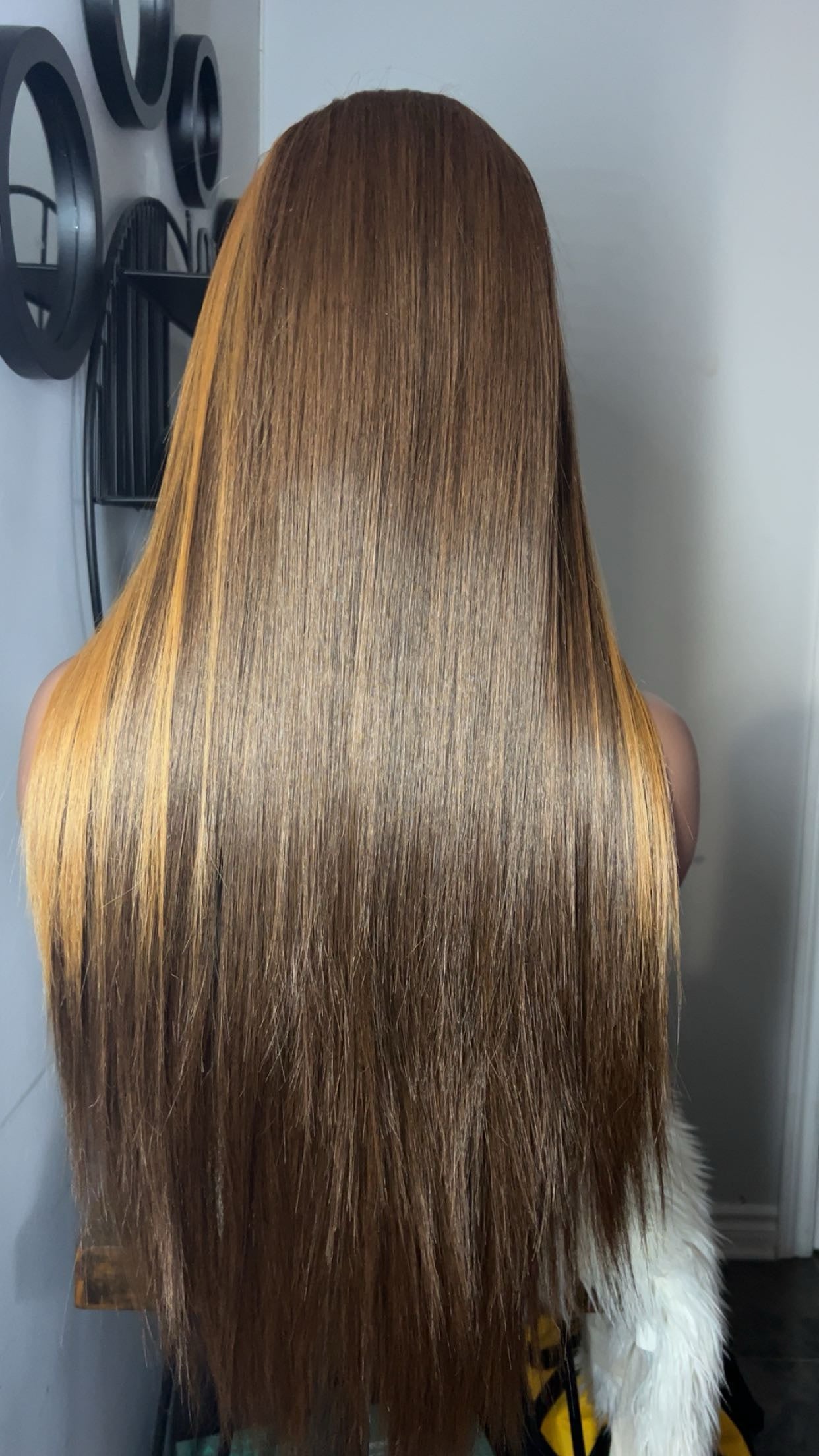 Blend hair 22 pouces lace 14x6