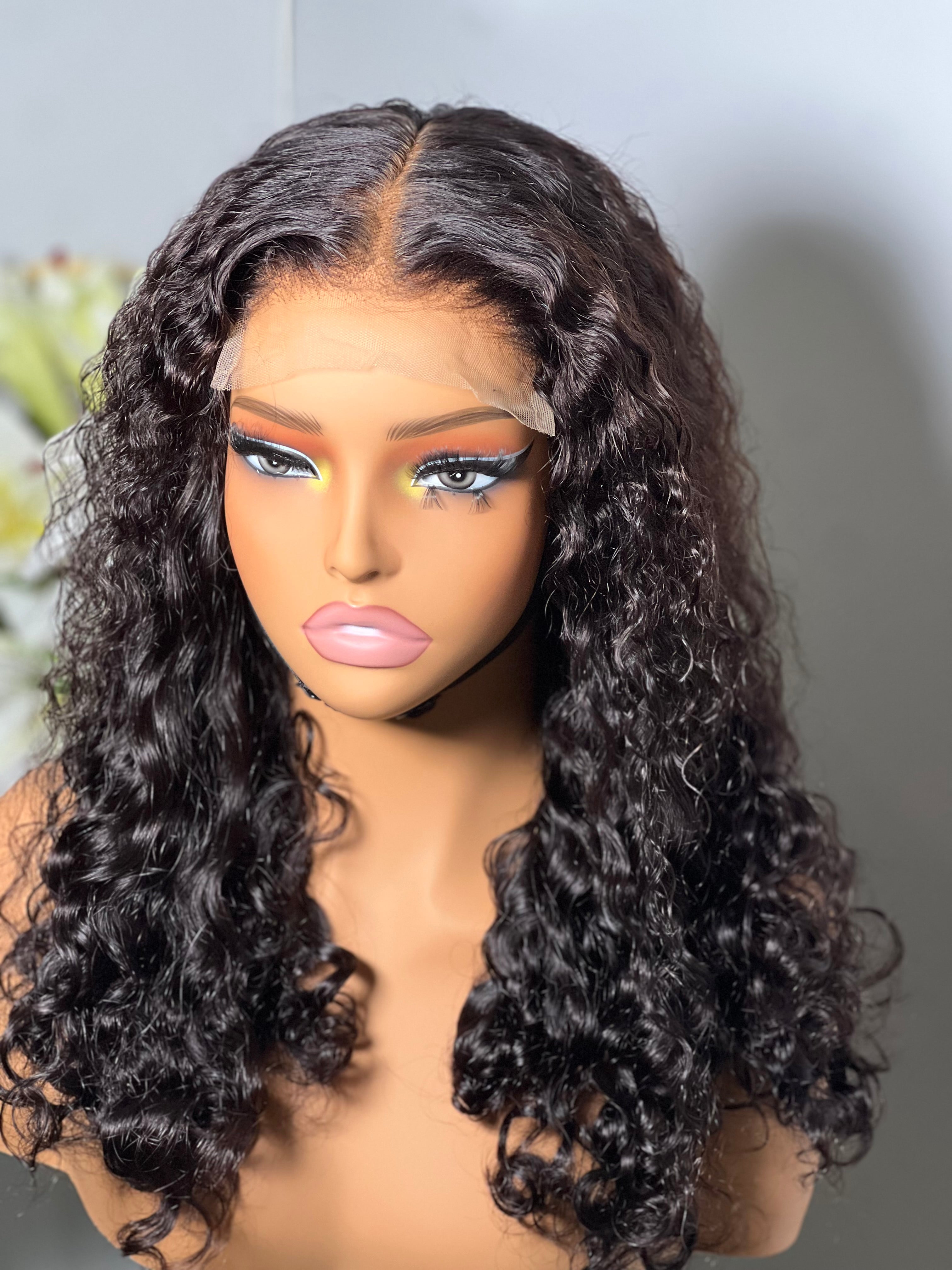 Prête à porter curly 100% human hair
