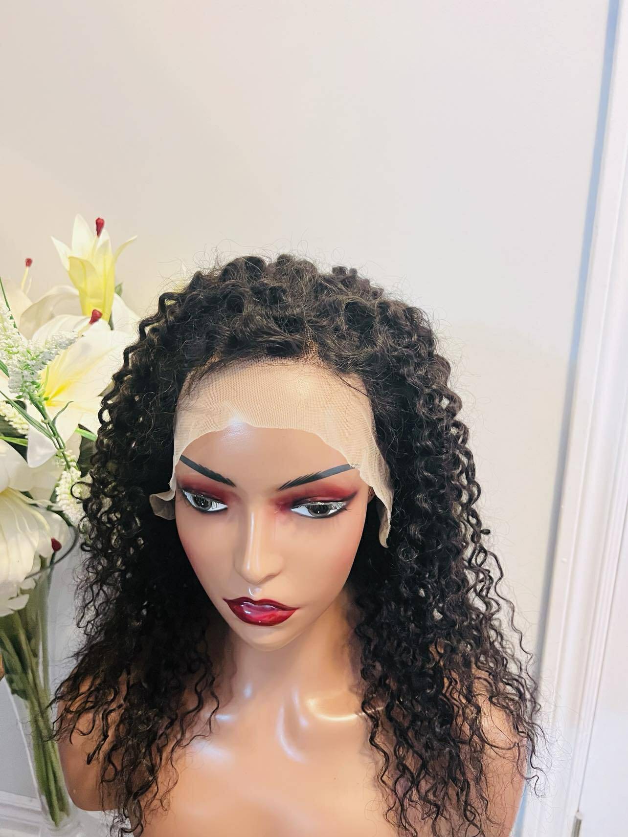 Jerry curly 100% human hair 20 pouces couleur 1B