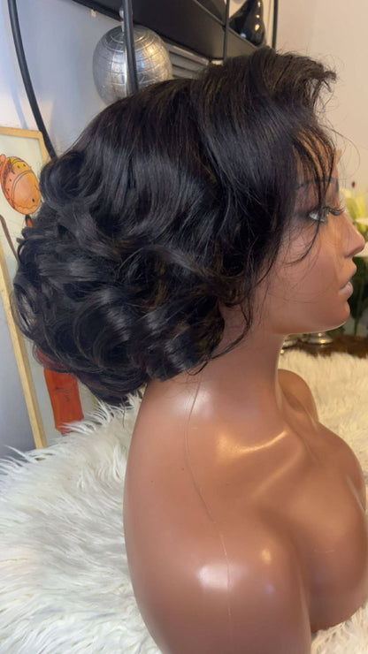 Bouncy 100% human hair de 14 pouces