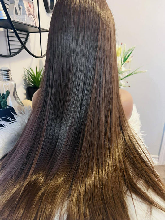 blend hair 22 pouces couleur café