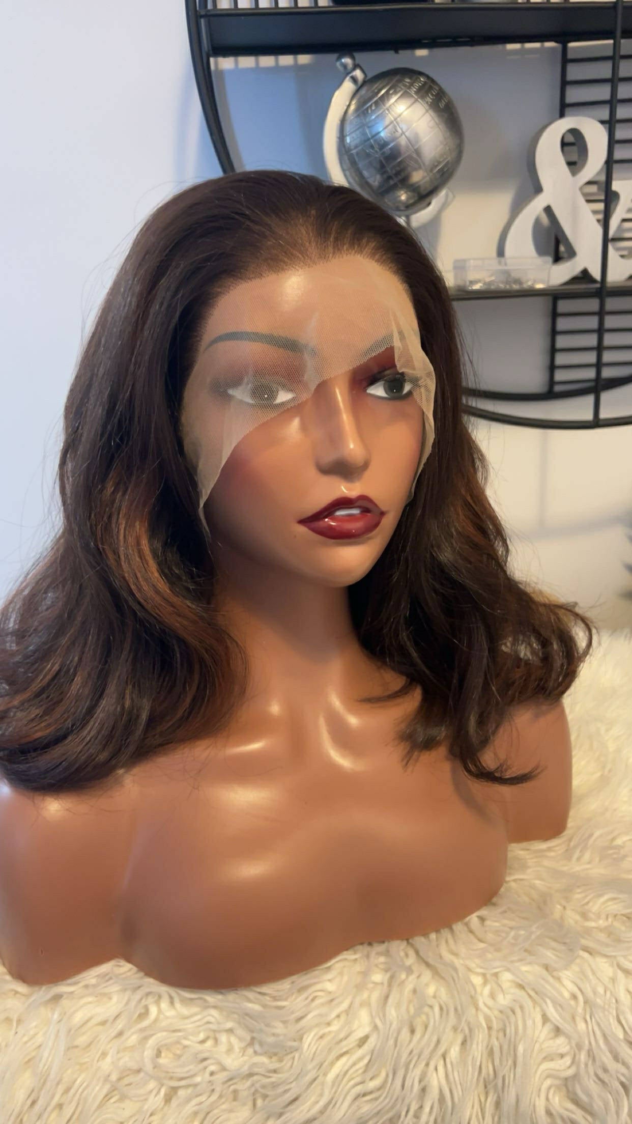 blend hair 14 pouces couleur melangée