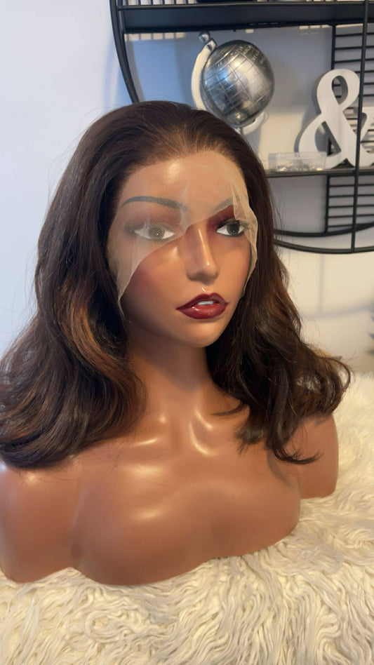 blend hair 14 pouces couleur melangée