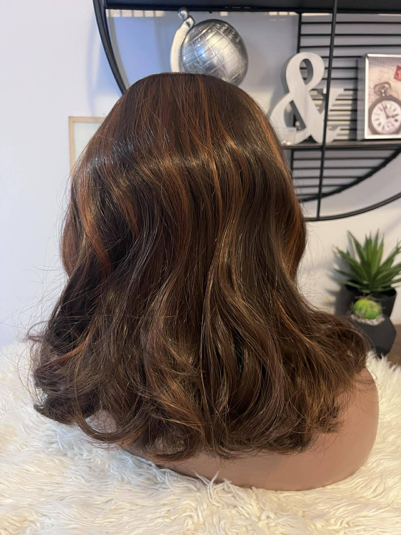 blend hair 14 pouces couleur melangée