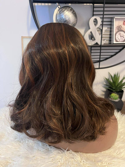 blend hair 14 pouces couleur melangée