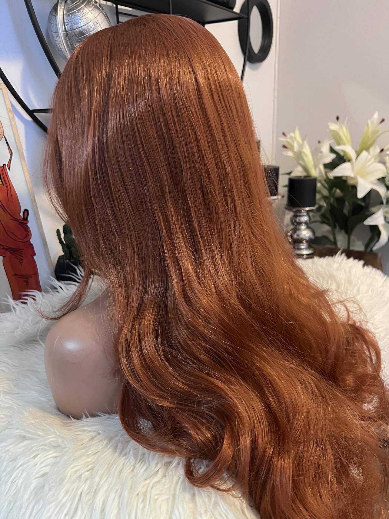 blend hair couleur ginger de 24 pouces