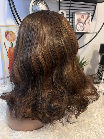 blend hair 14 pouces couleur melangée