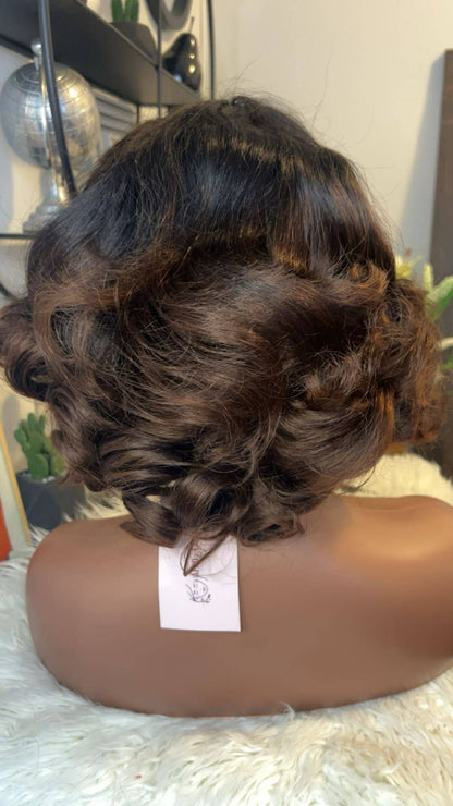 Bouncy 100% human hair de 14 pouces