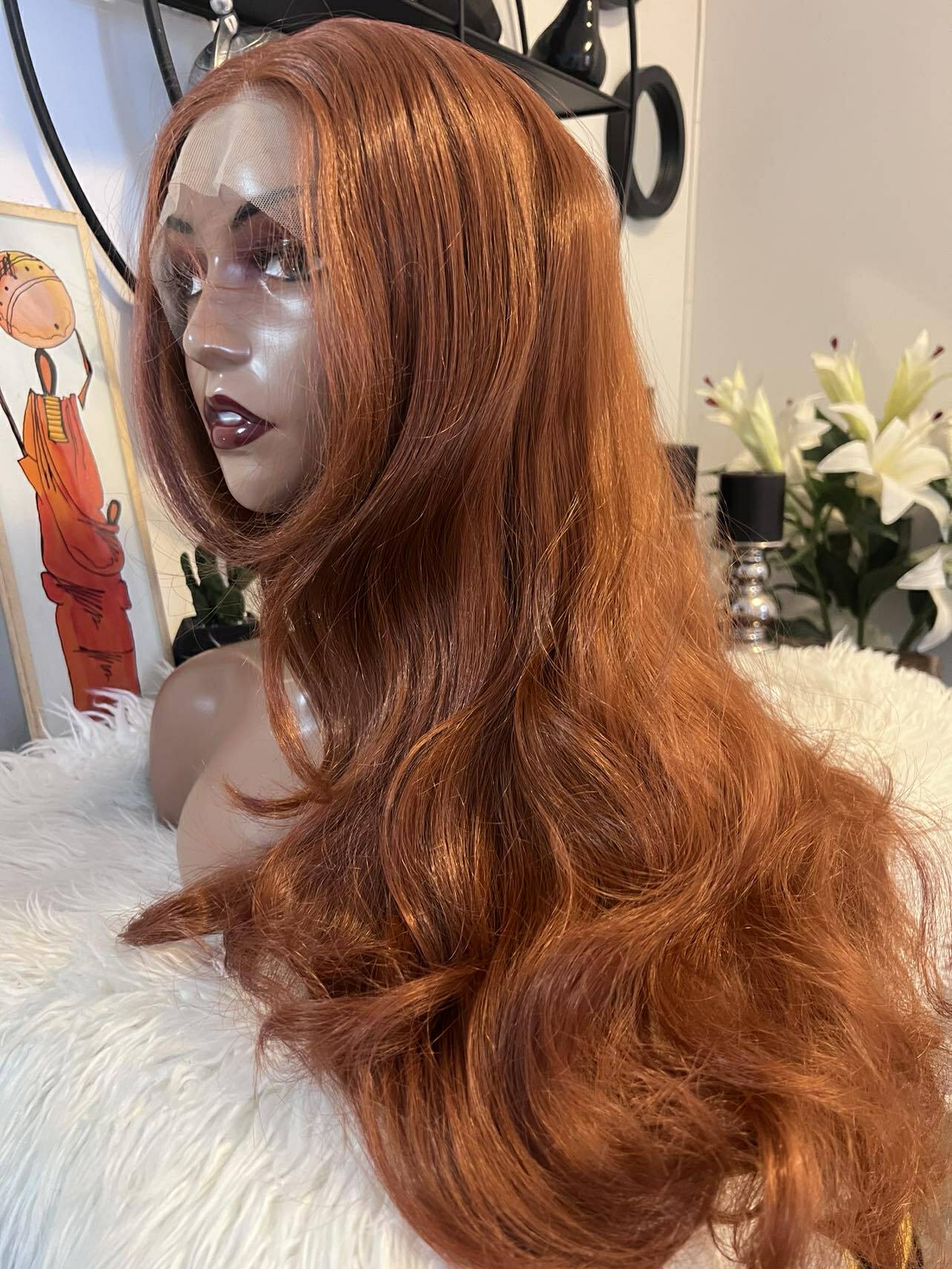 blend hair couleur ginger de 24 pouces