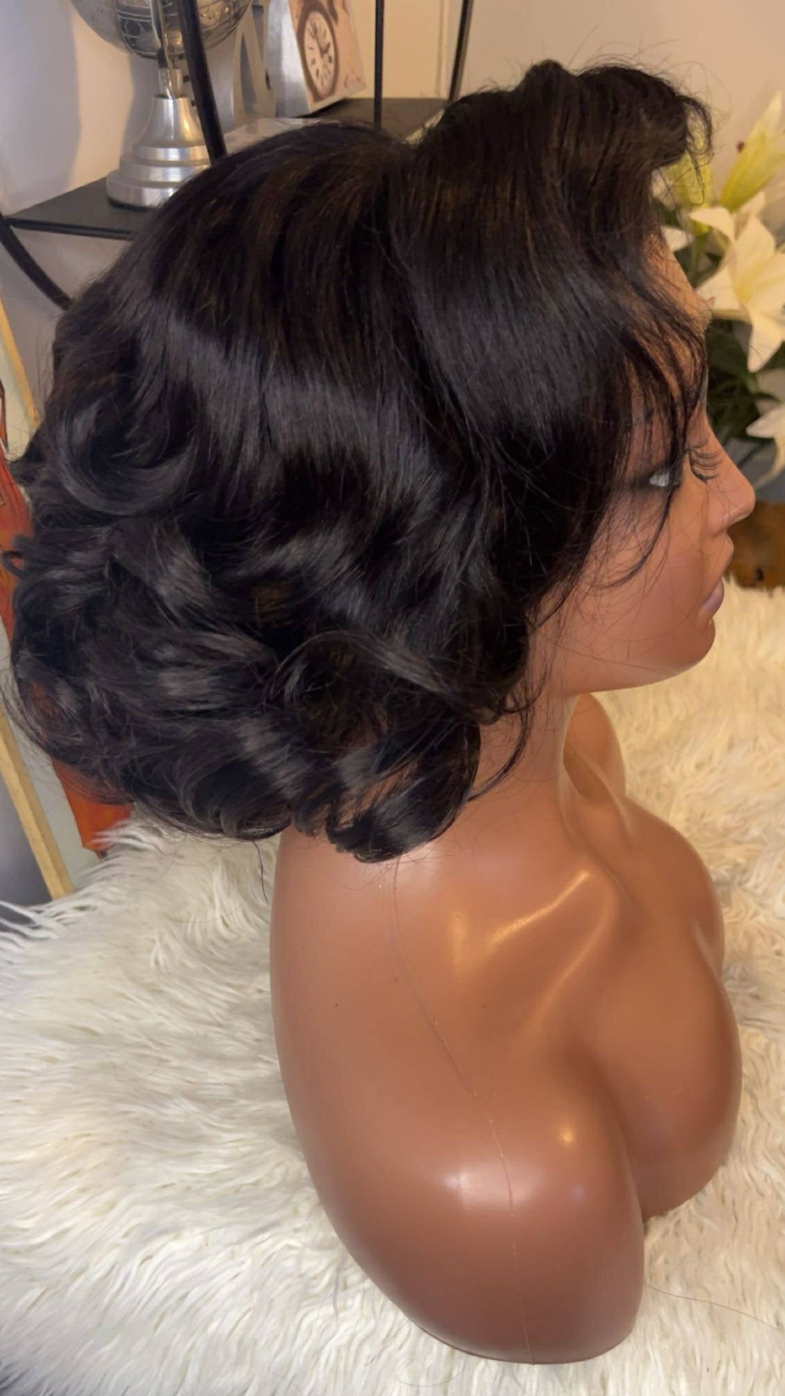 Bouncy 100% human hair de 14 pouces