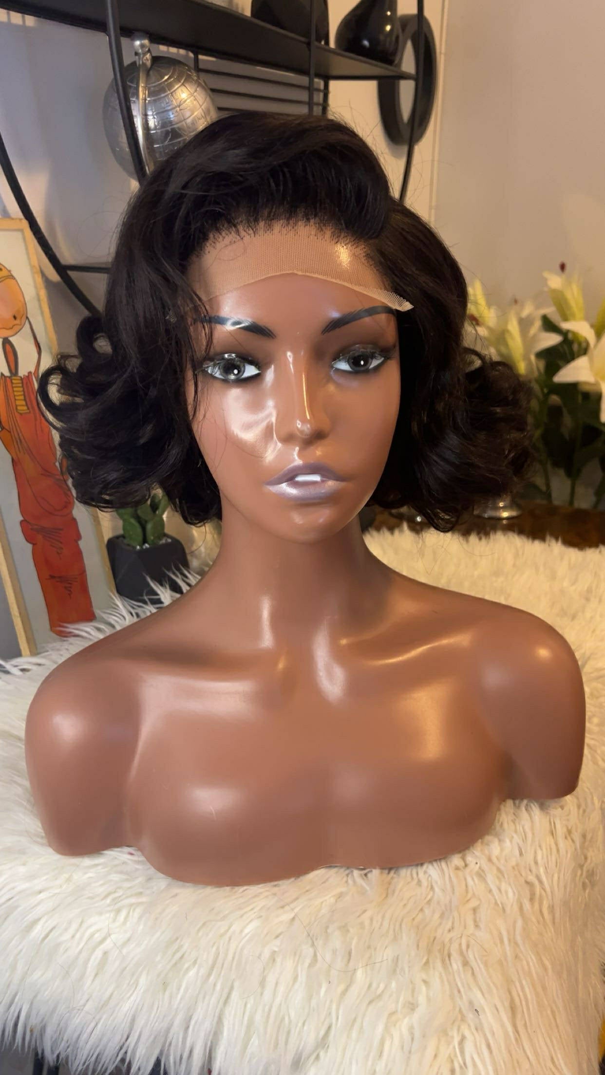 Bouncy 100% human hair de 14 pouces