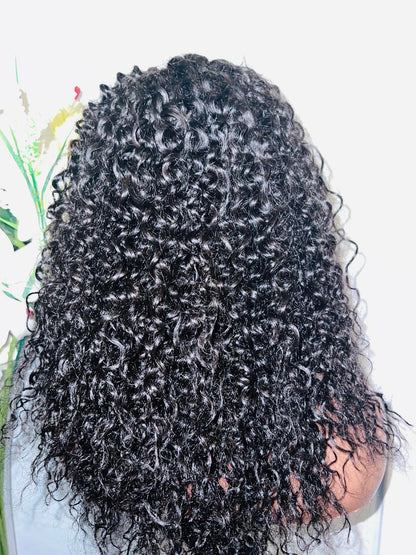 Jerry curly 100% human hair 20 pouces couleur 1B