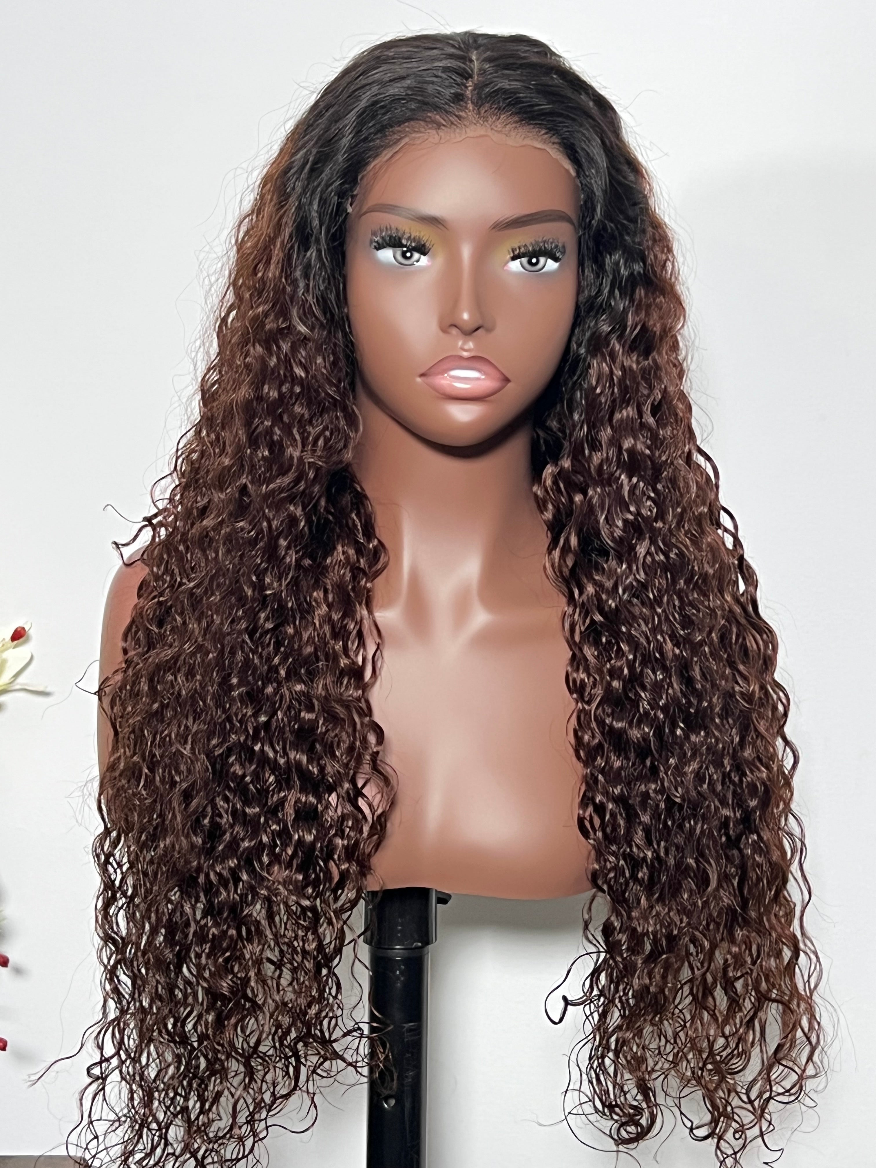 Perruque prête à porter luxe water wave