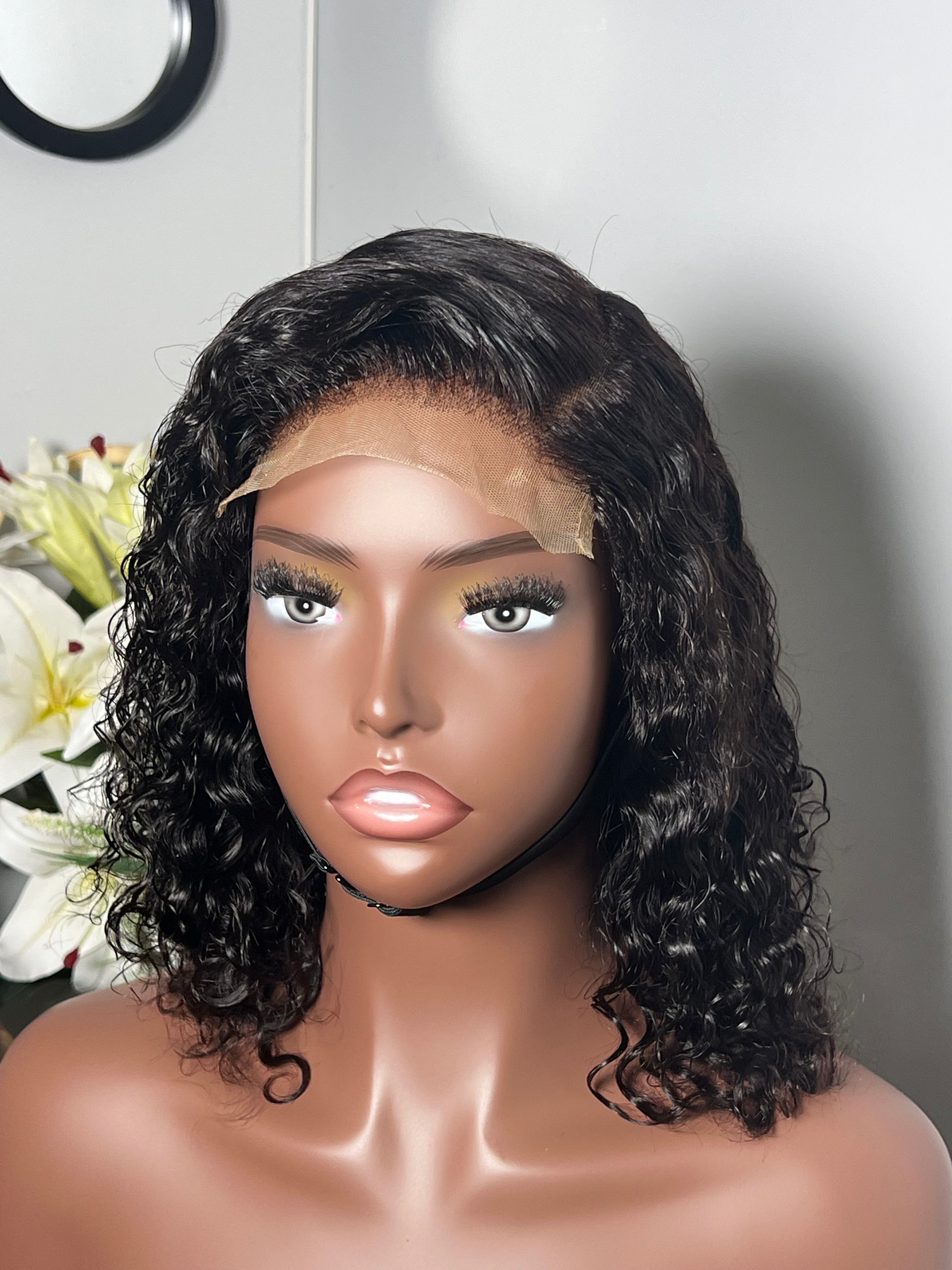 Prête à porter curly 100% human hair
