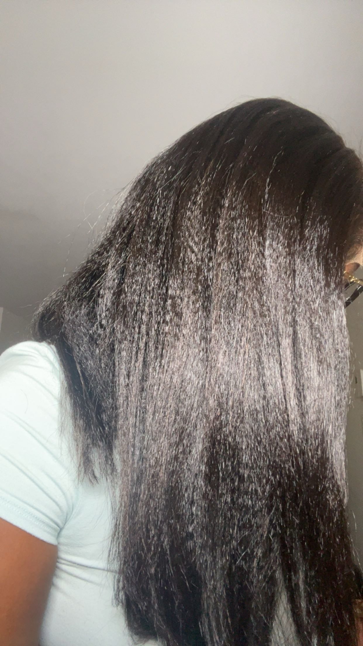 Yaki Hair 16 pouces , 100% human Hair sur frontal real HD 13x4 + Lagos Hair Line