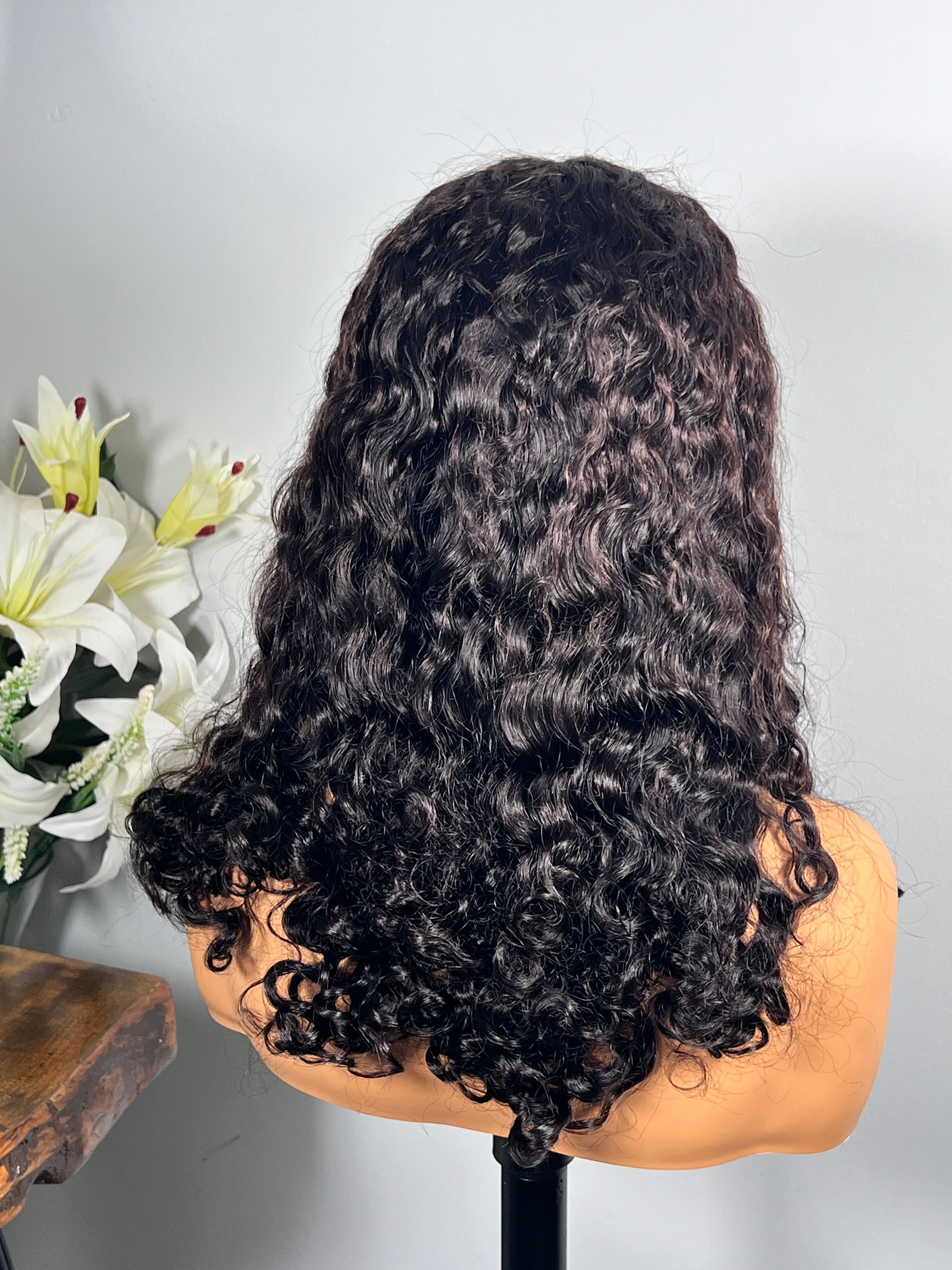 Prête à porter curly 100% human hair