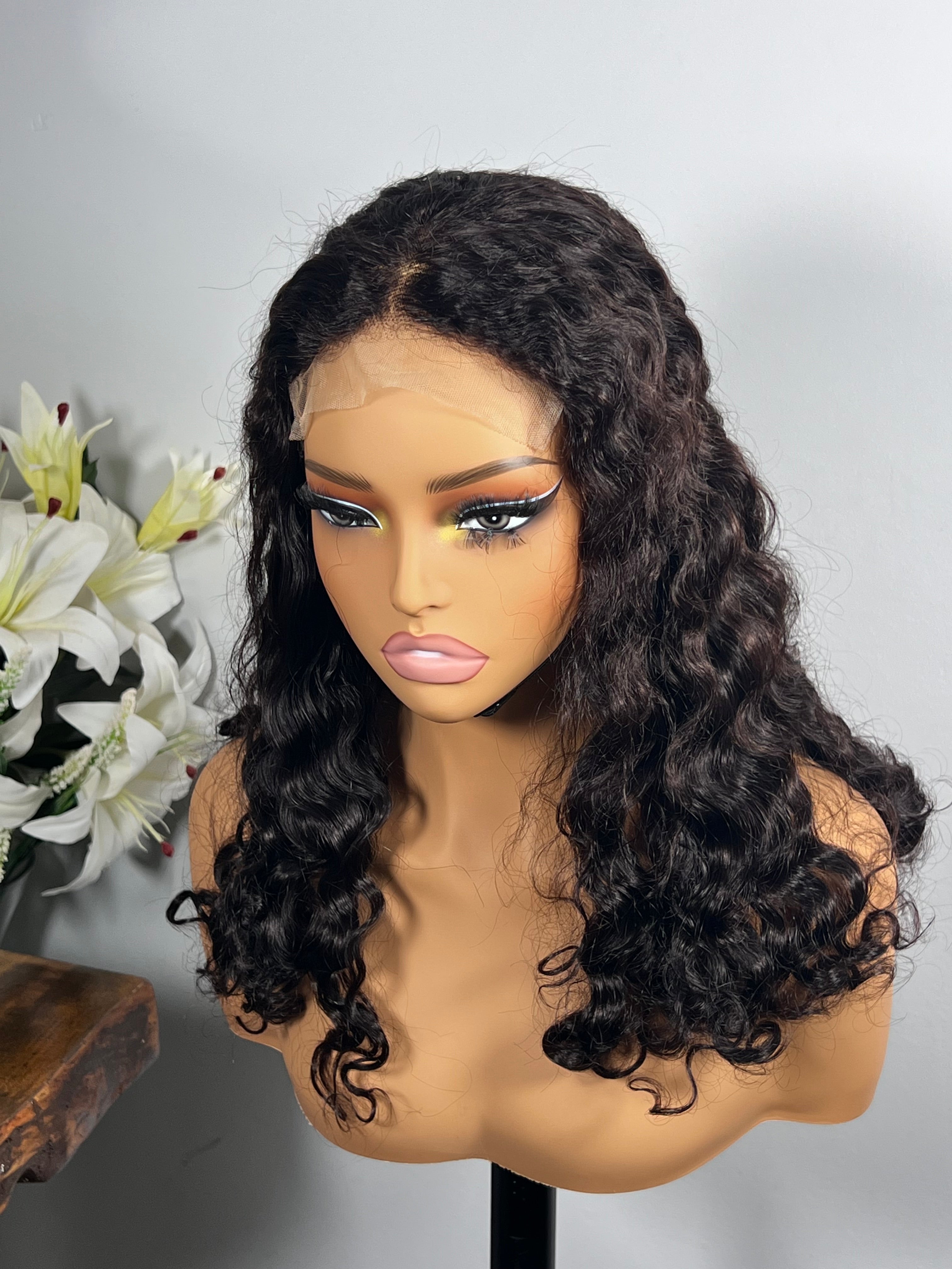 Prête à porter curly 100% human hair