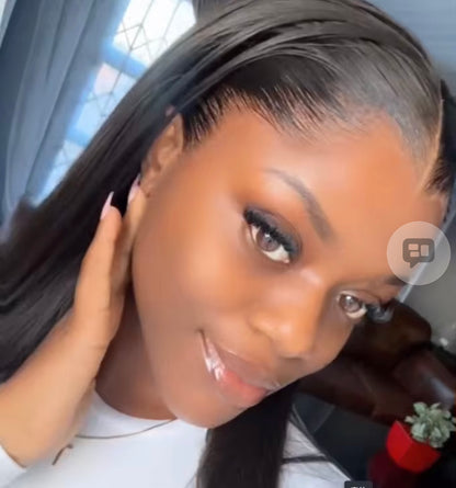 Bob 8 inch et 12 inch sur frontal real HD 13x4 + lagos hair line densité 250%