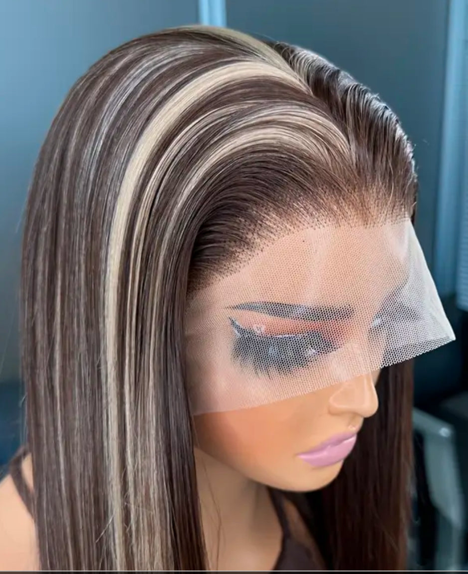 Blend hair 22 pouces 13x6