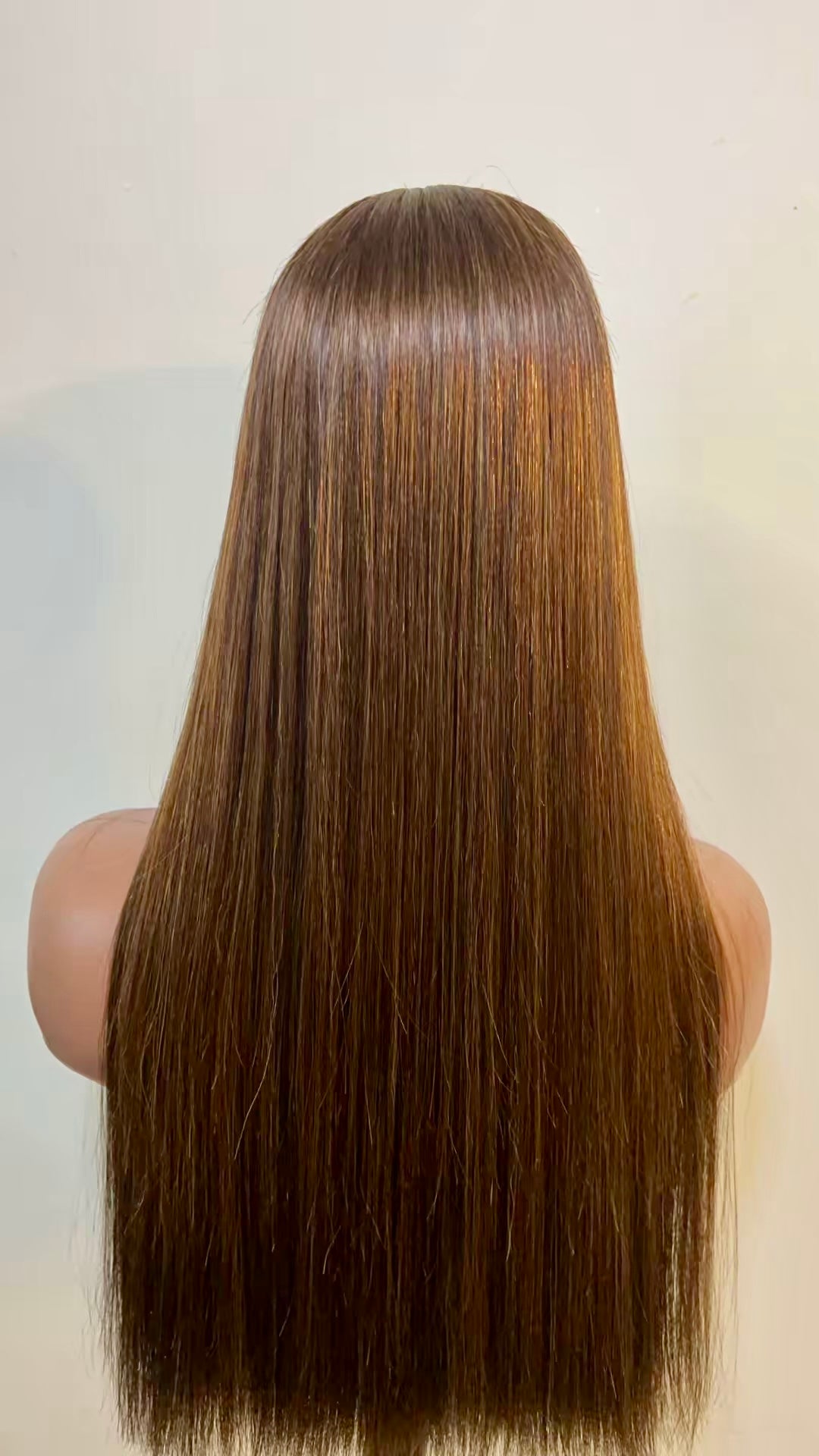 Vietnamienne de 22 pouces a frange couleur brun
