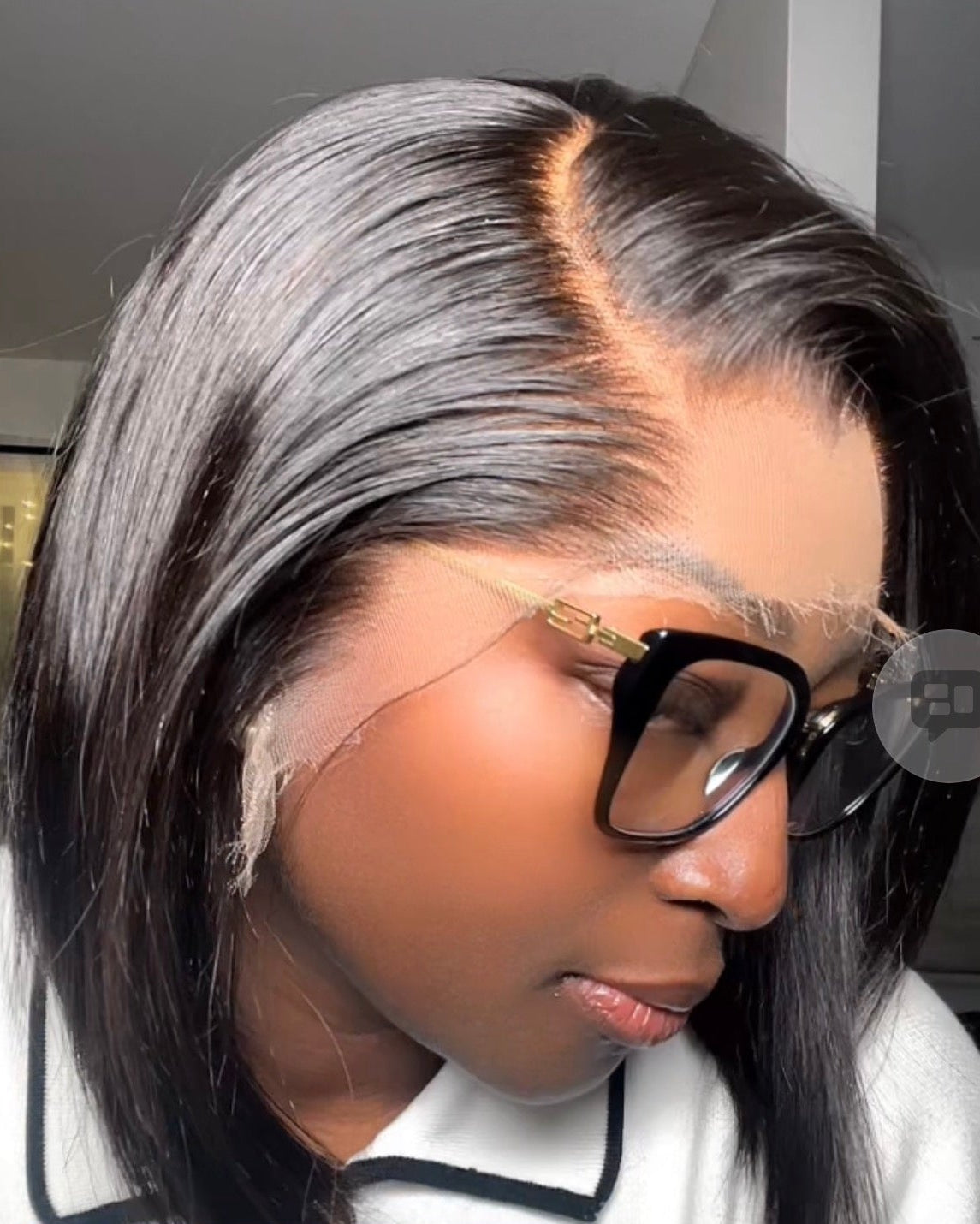 Bob 8 inch et 12 inch sur frontal real HD 13x4 + lagos hair line densité 250%