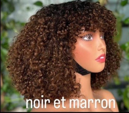 Perruque spanish curly de 12 pouces 3 couleurs disponibles