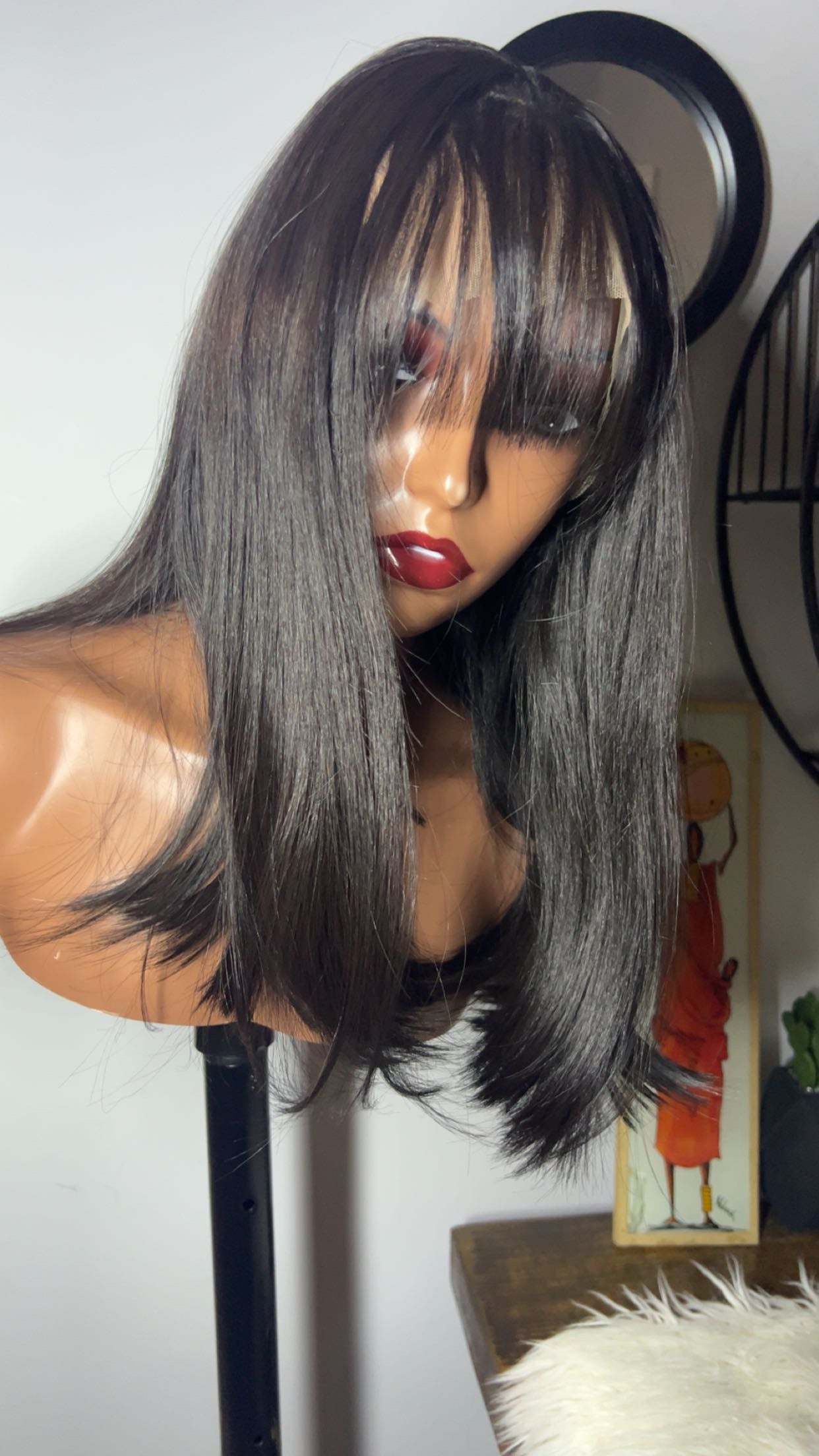 Blend hair frange 14 pouces