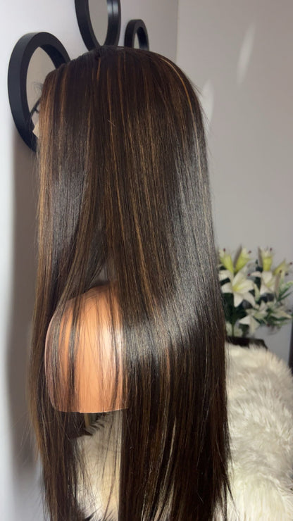 Blend hair 22 pouces lace 13x4