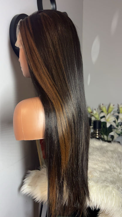 Blend hair 22 pouces lace 13x4