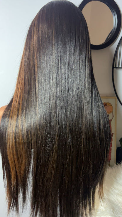 Blend hair 22 pouces lace 13x4