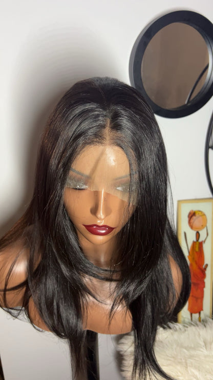 Blend hair 22 pouces lace 13x4