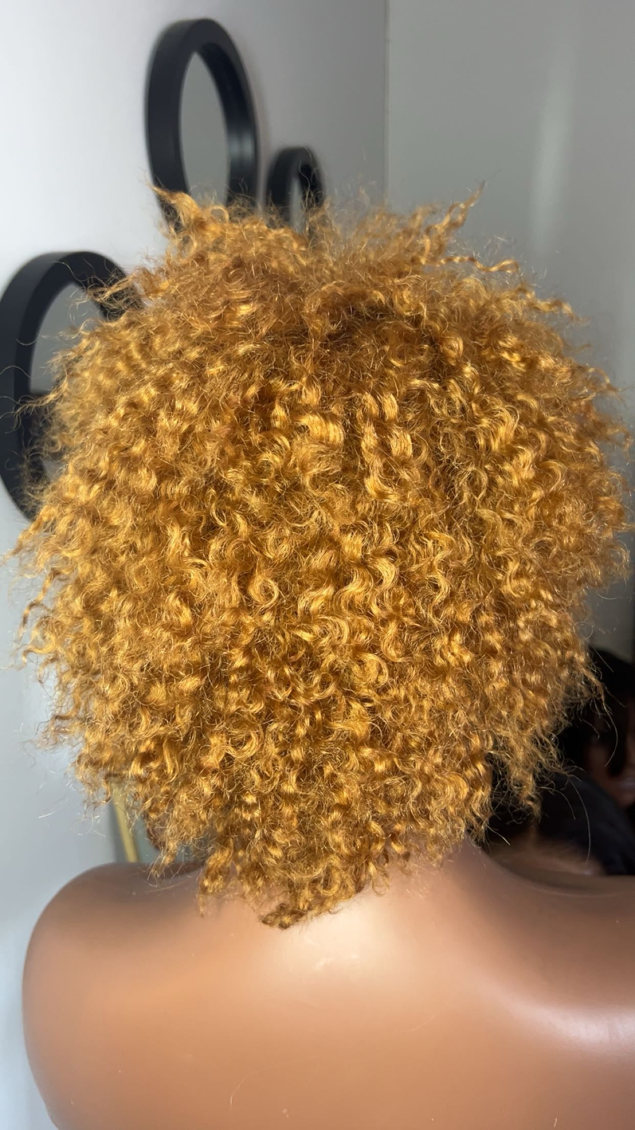 Afro Pixie curly Human hair 100% 8 pouces
