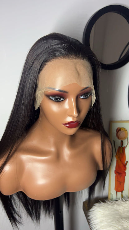 Blend hair de 24 pouces lace 13x6 couleur noir naturel