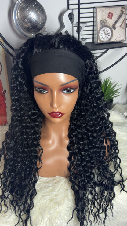 Perruque bandeau de 20 pouces deux couleurs disponibles