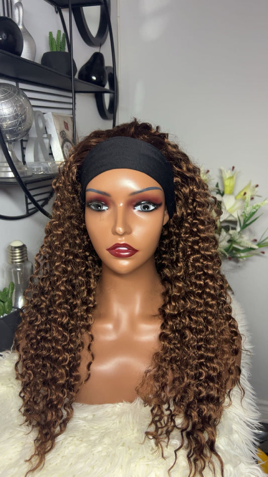 Perruque bandeau de 20 pouces deux couleurs disponibles