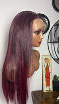 Blend hair 22 pouces lace 13x6 couleur T99j