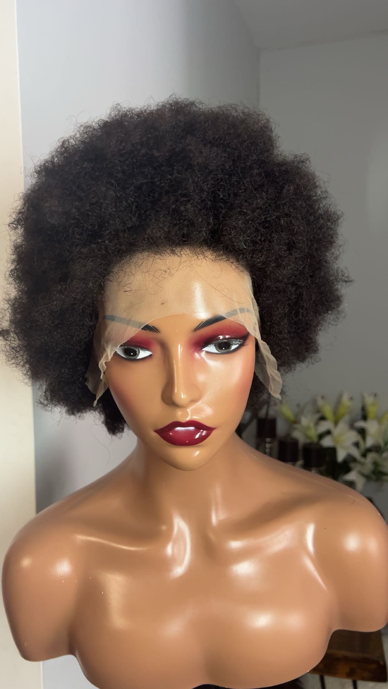 Afro 12 pouces couleur naturel