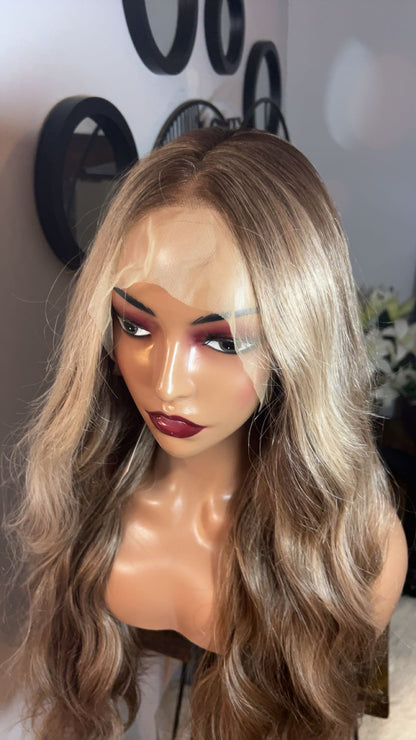 Blend hair vague légère de 24 pouces lace 13x6