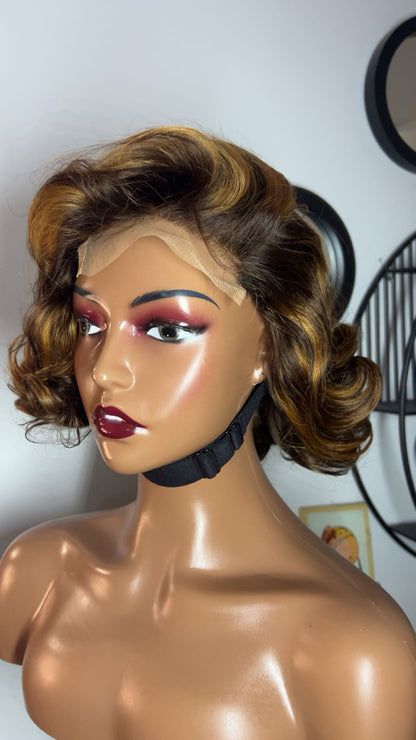 Bouncy 100% human hair de 14 pouces