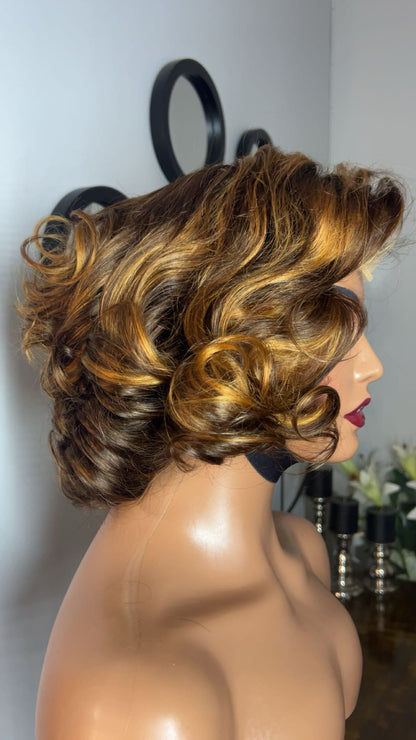 Bouncy 100% human hair de 14 pouces