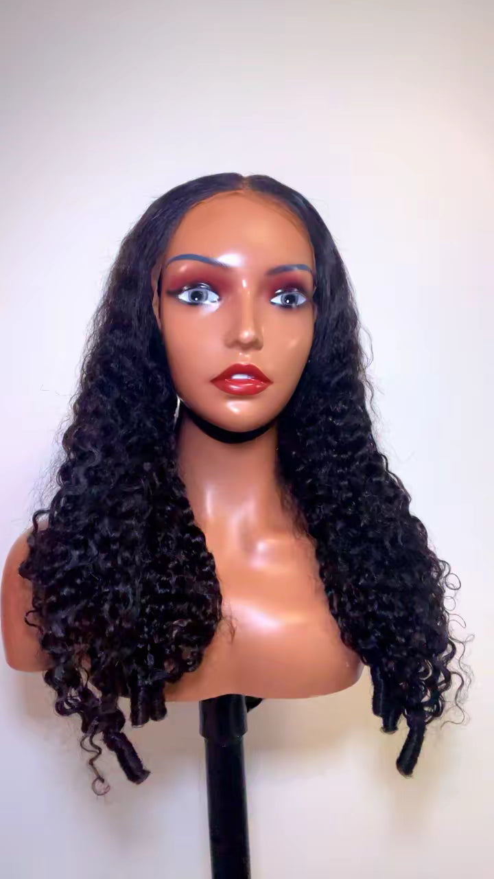 Perruque Afro ladies wear go (prêt à porter) Burmese curly 26 inch- frontal HD 13X6