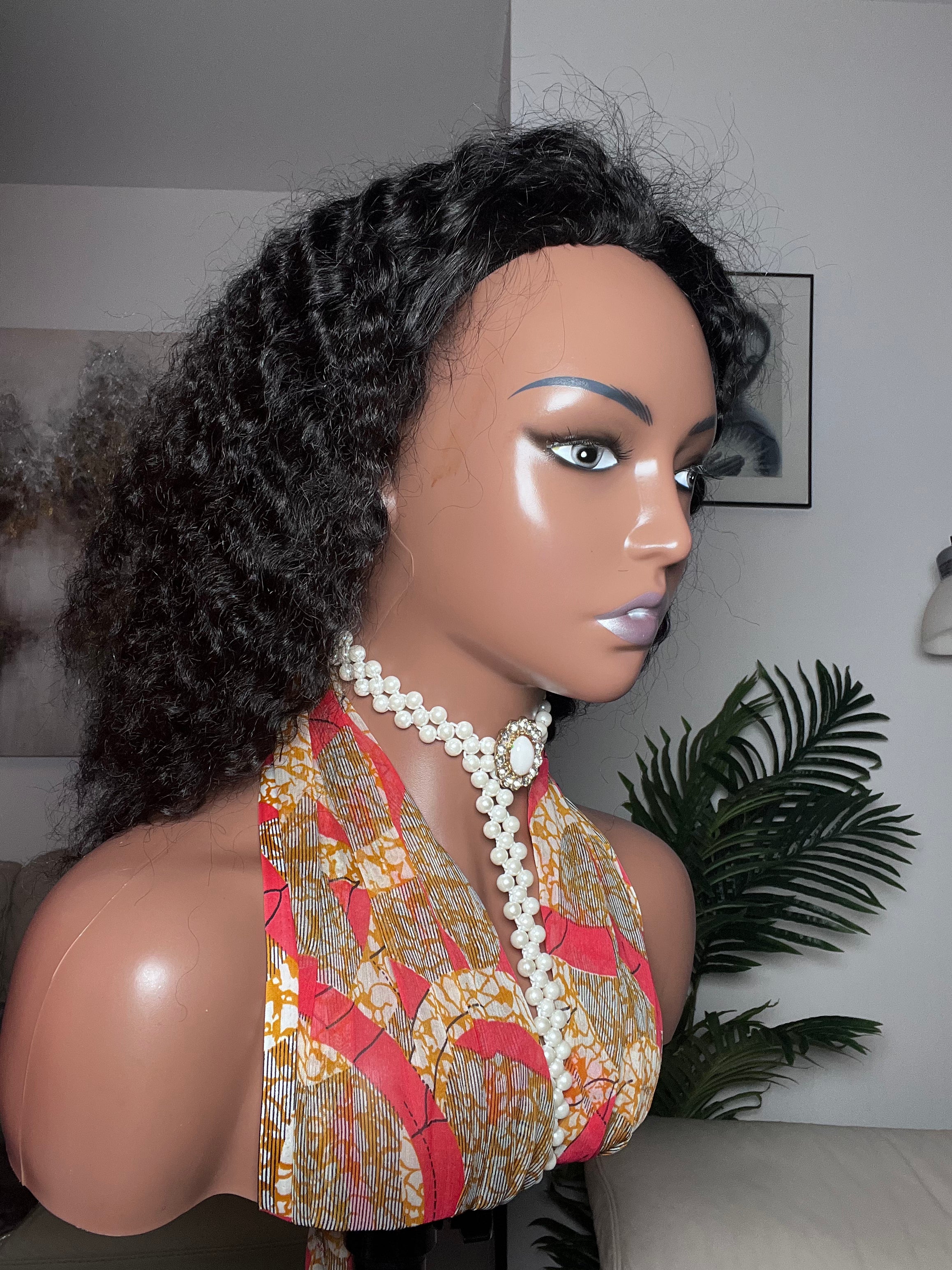 Demi-perruques burmese curly 22 inch