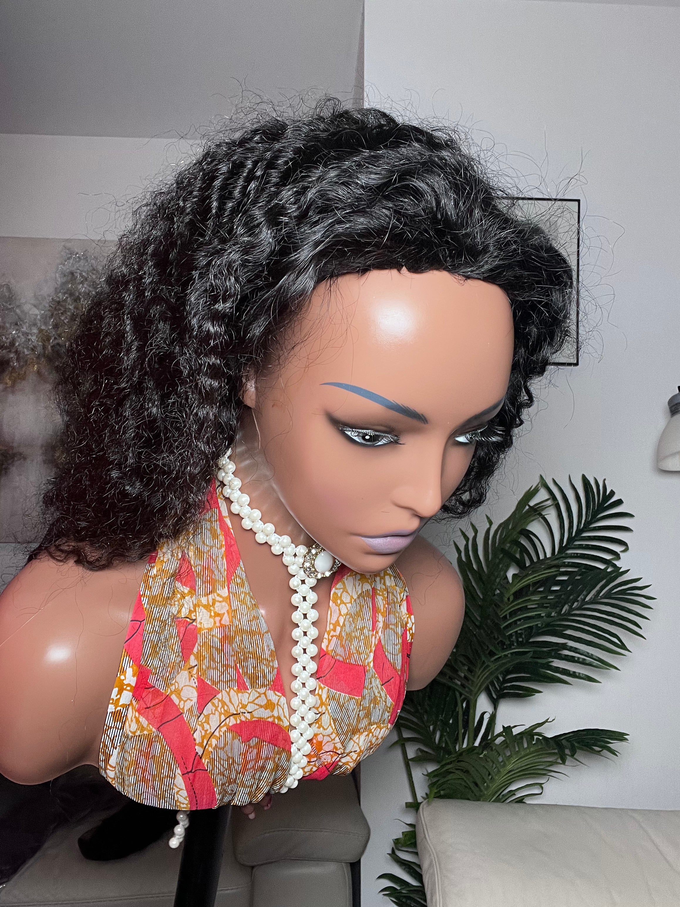 Demi-perruques burmese curly 22 inch