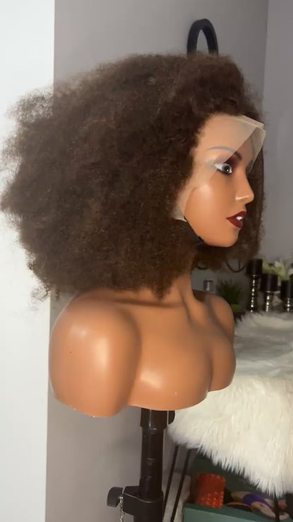 Afro curly de 16 pouces