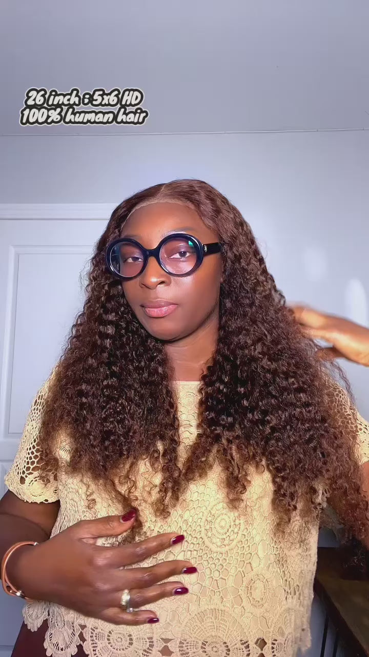 Perruque luxe lady Burmese curly