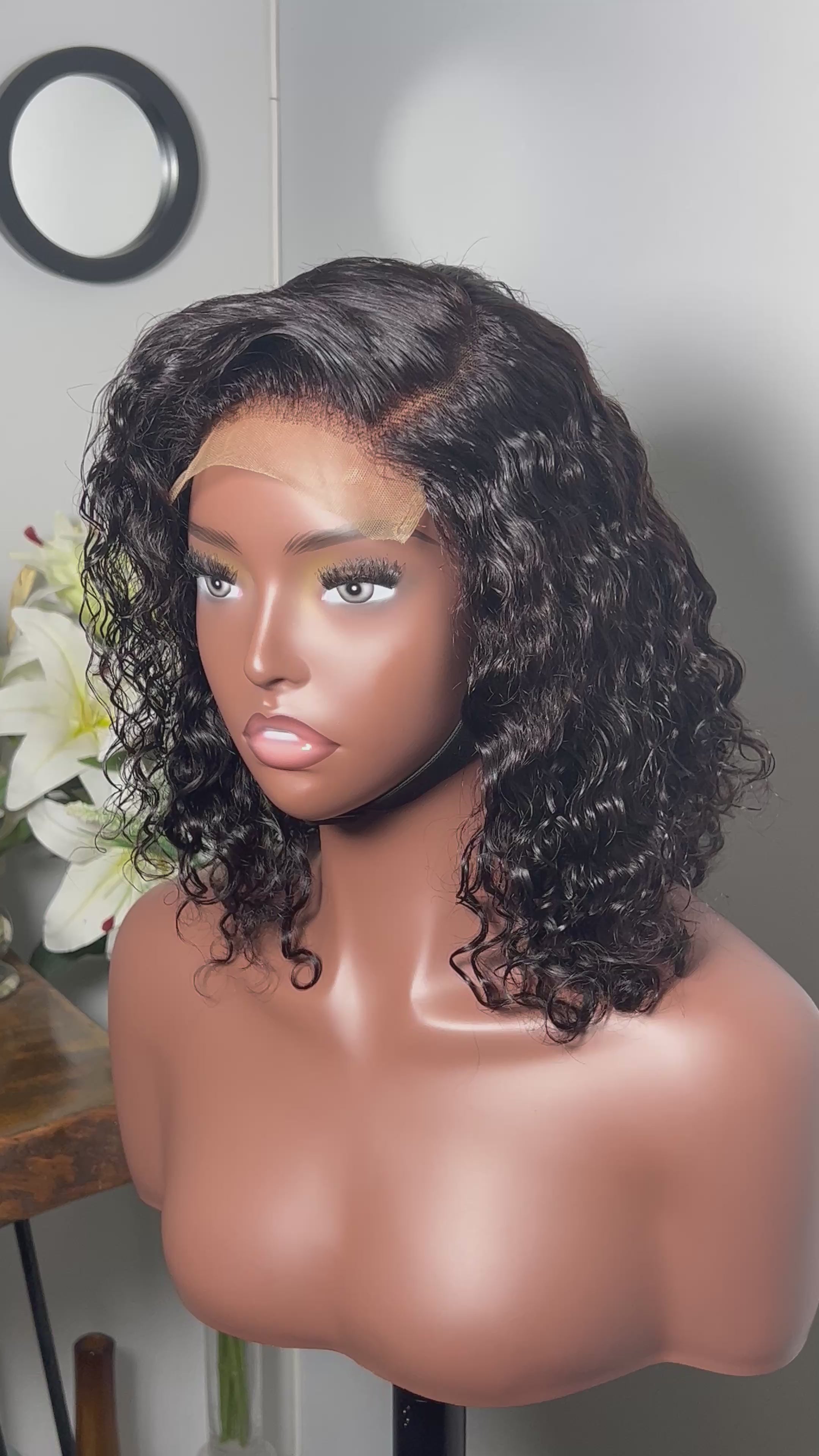 Prête à porter curly 100% human hair